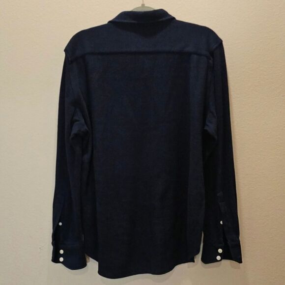 Thomas Dean Men's Long Sleeve Button Down Shirt Size M - Picture 3 of 3